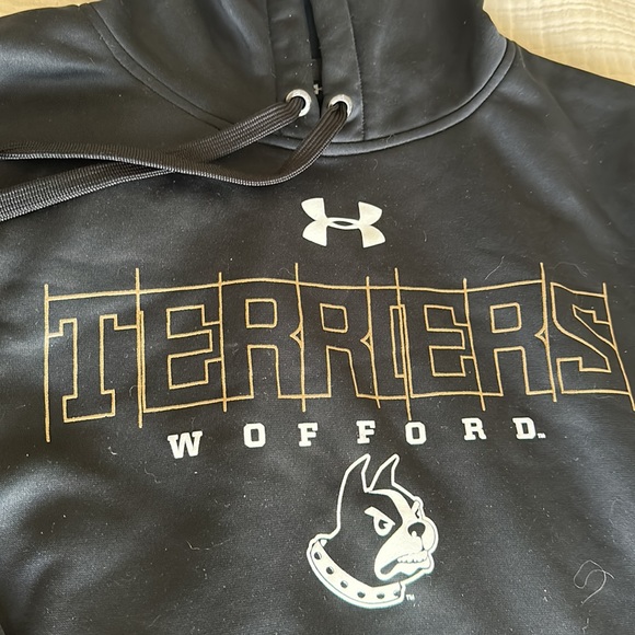 WOFFORD TERRIERS UNDER ARMOUR HOODIE - Picture 2 of 3